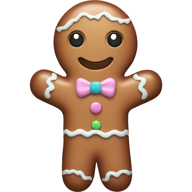 Pastel gingerbread man