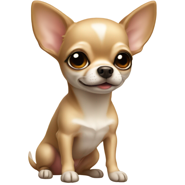 Cute beige chihuahua