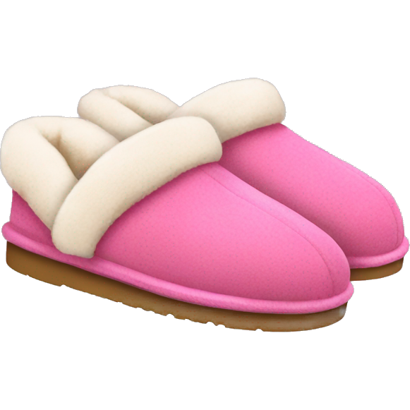 Pink ugg slippers