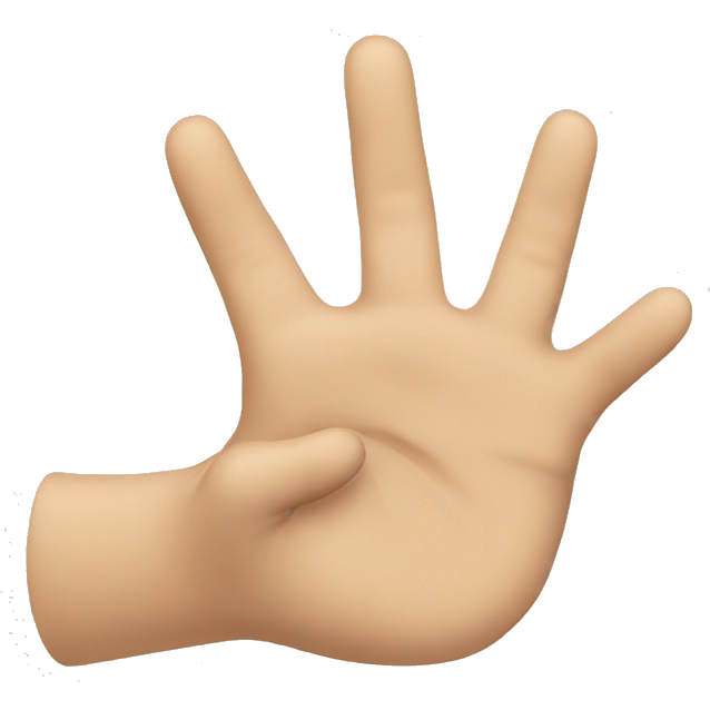 Hand making C shape