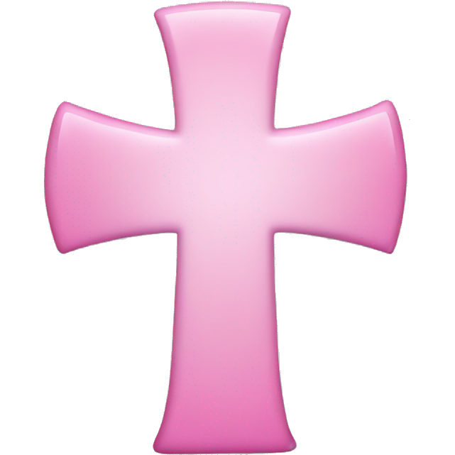 Pink medical cross symbol