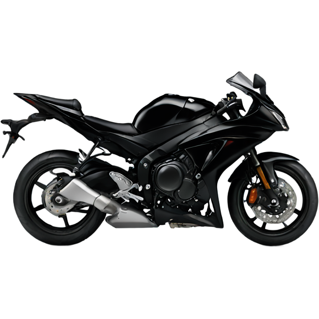 Black bike yamaha