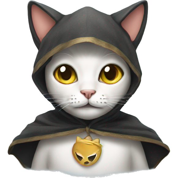 Cat wearing costume