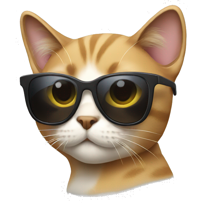 Cat with sunglasses