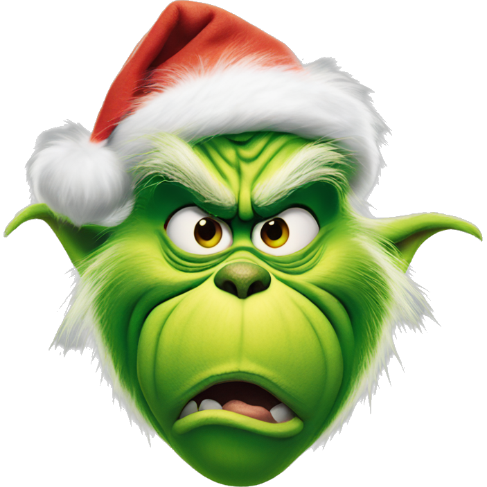 The grinch angry