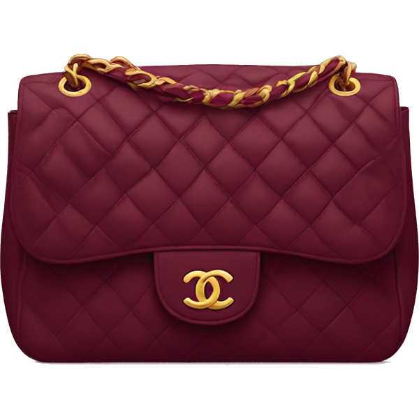 Burgundy Chanel bag