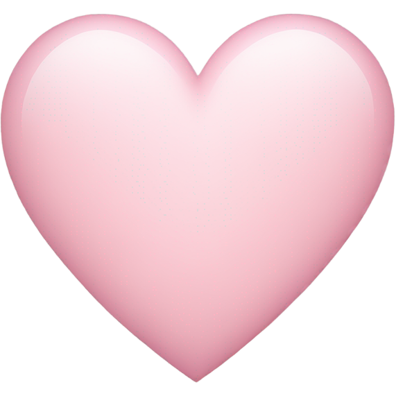 Light pink heart