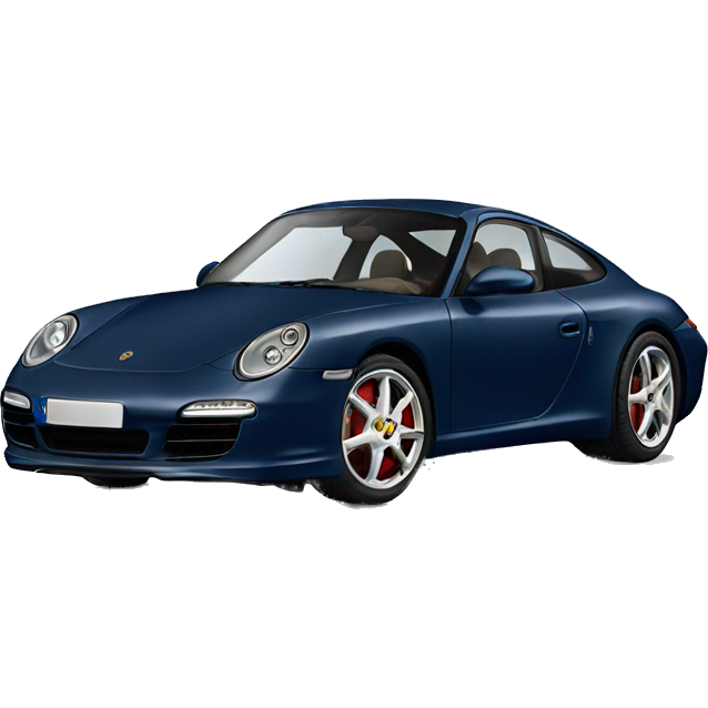 Navy blue porsche