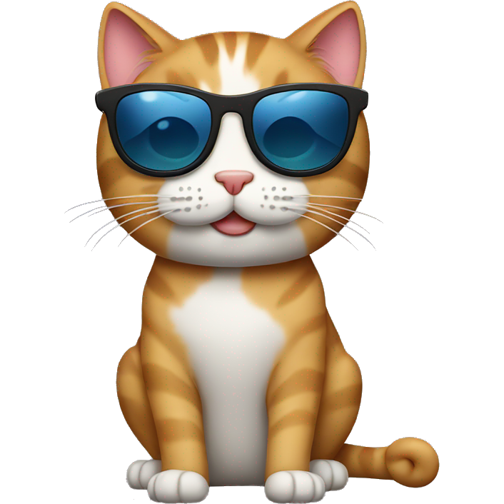 Cat with sunglasses