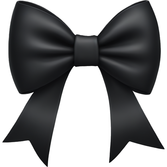 Black bow