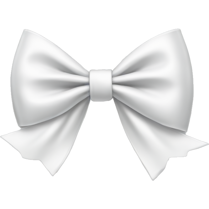White bow