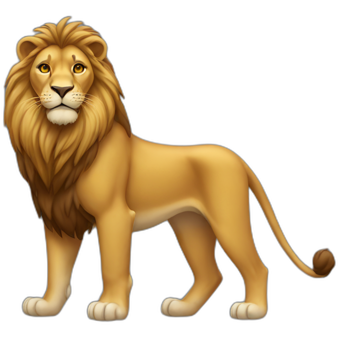 Lion full body