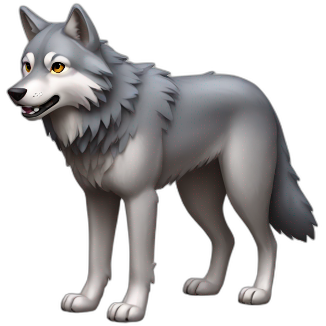 Wolf full body