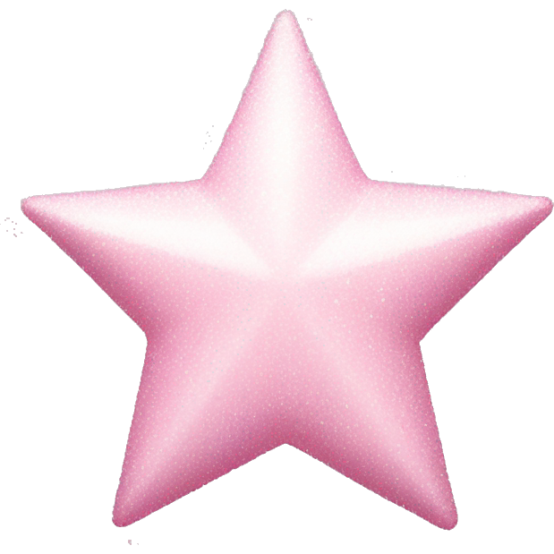 Pale pink star sparkle