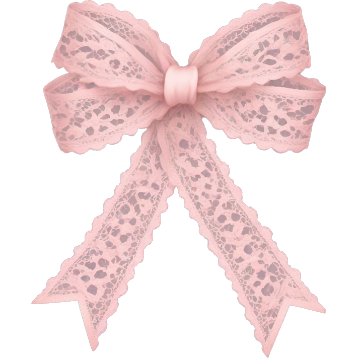 Light pink ribbon lace