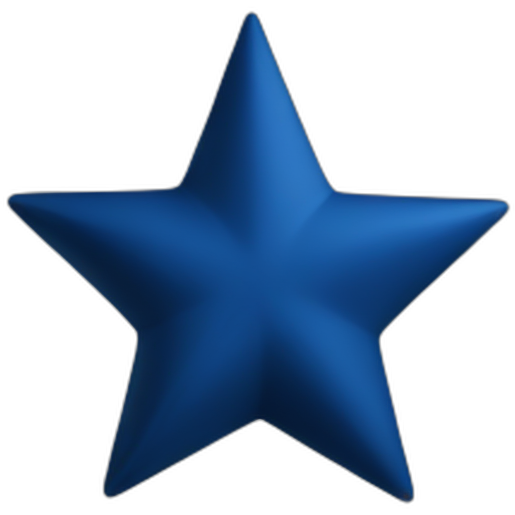 Dark blue star