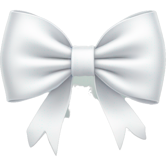 White bow