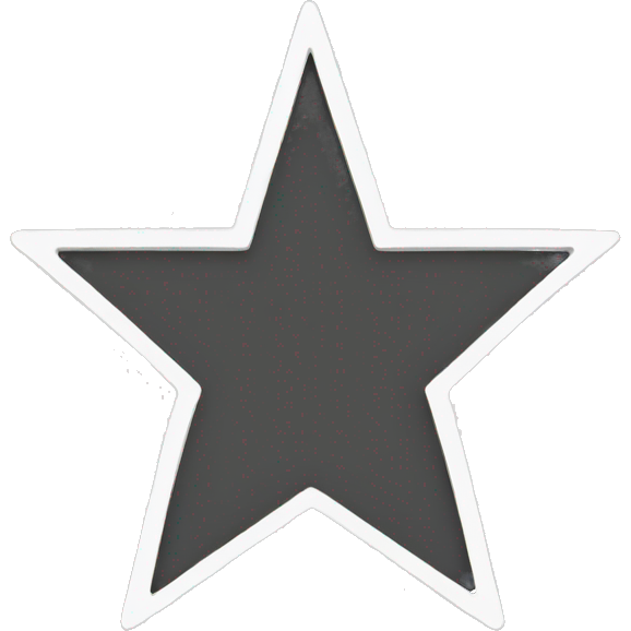 White star black outline
