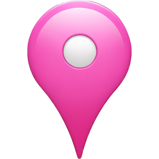 Pink location pin
