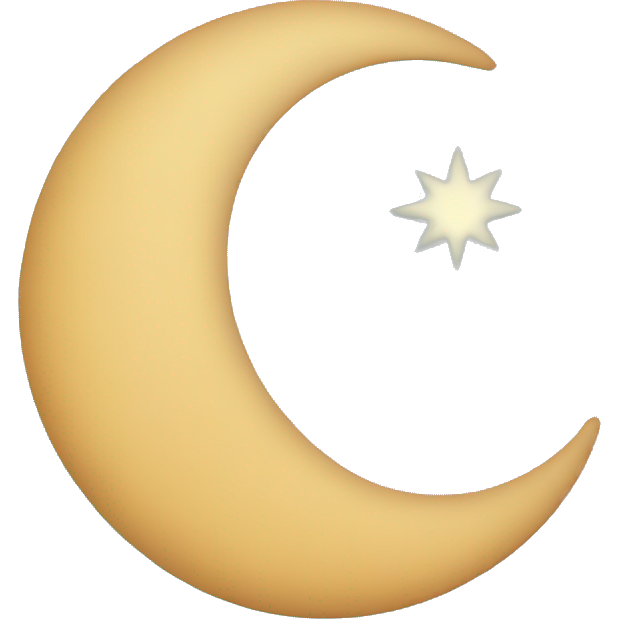Waxing crescent moon