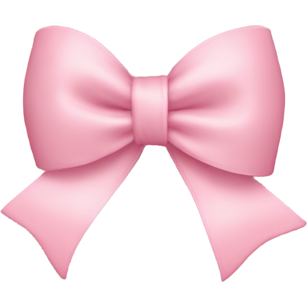 Light pink bow on light pink bow