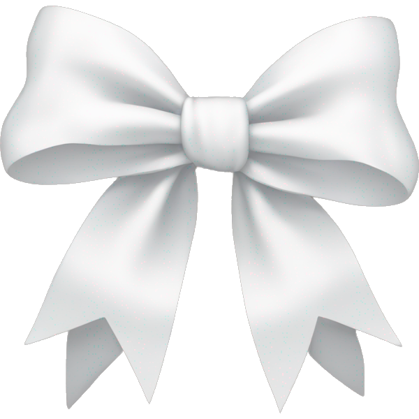White bow