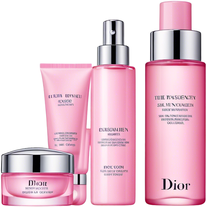 Dior skin care Kit pink best quality