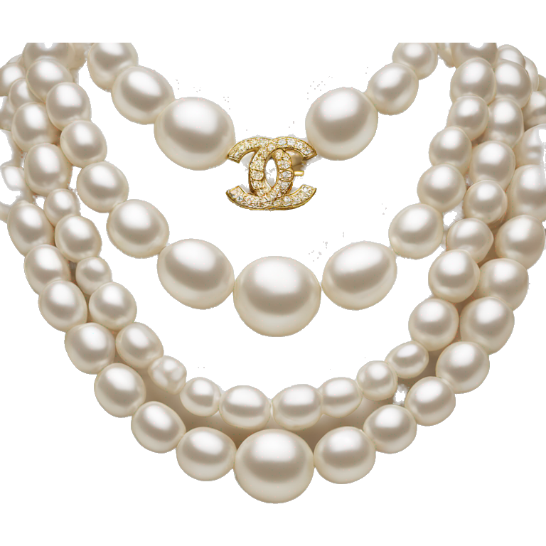 Chanel Three stack Pearl necklace