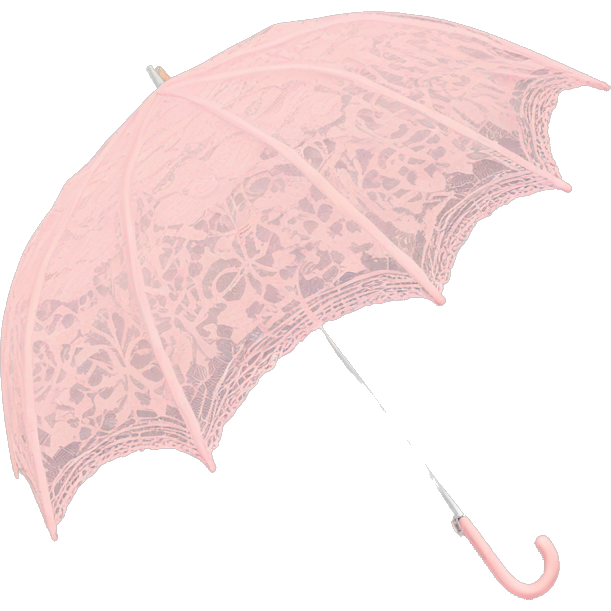 Pastel pink lace umbrella