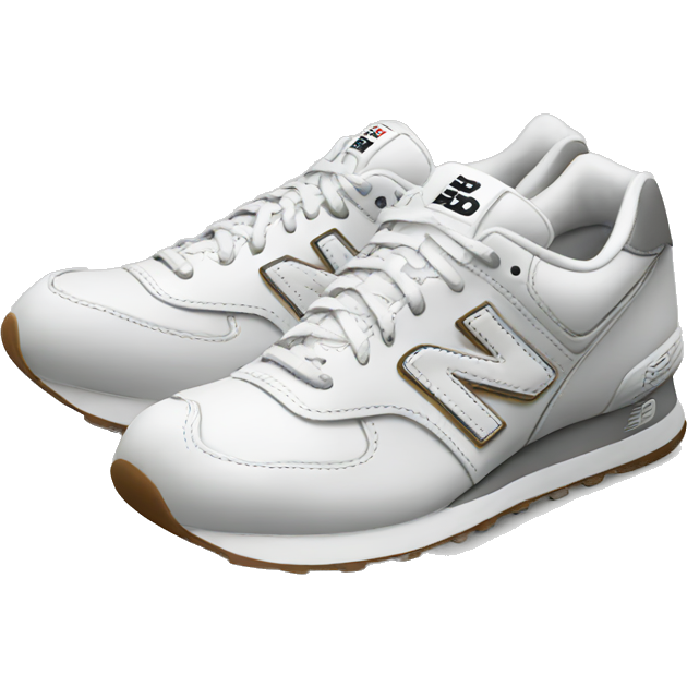 White New Balance shoes