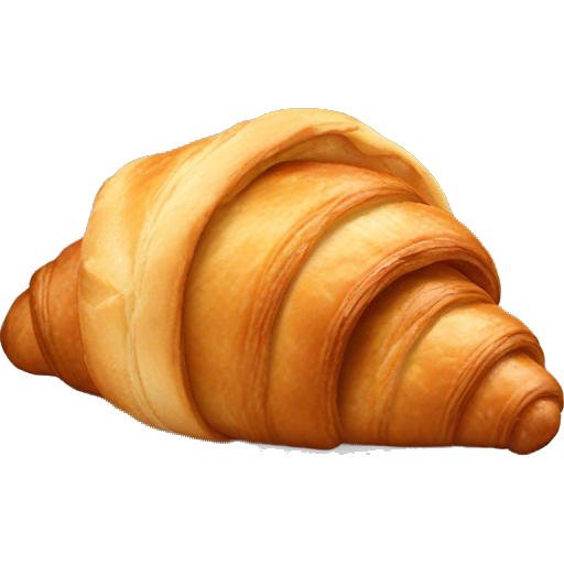 Croissant eating croissant