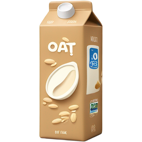 Oat milk carton