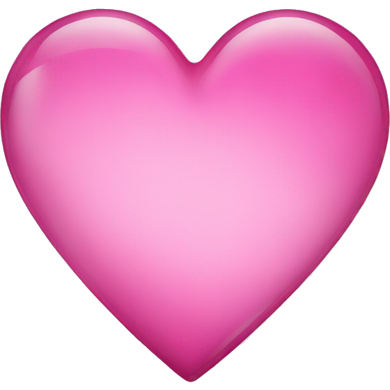 Pink glass heart