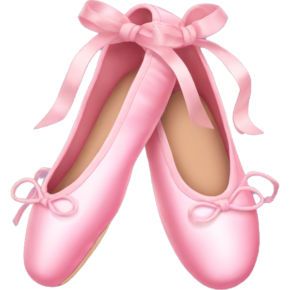Pink ballet shoes