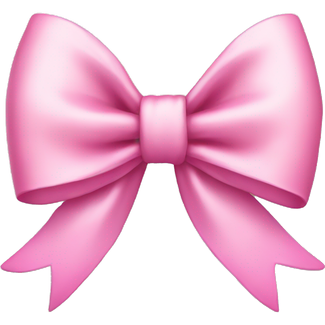 Pink aesthetic bow