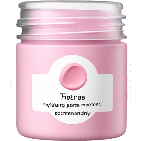 Hydrating pink cream pot with label