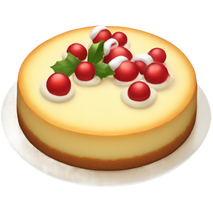 Christmas food japanese cheesecake