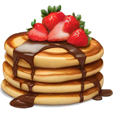 Nutella strawberry pancake