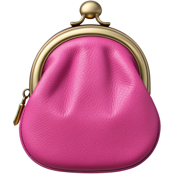 Pink coin purse