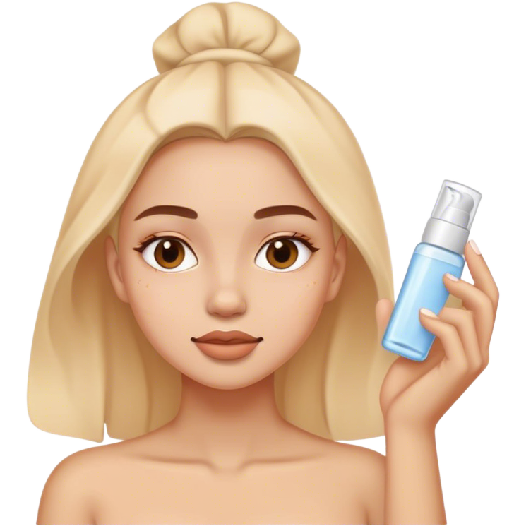 Skin care girl