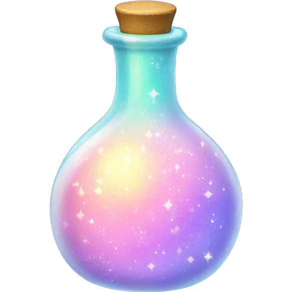 Sparkling pastel potion