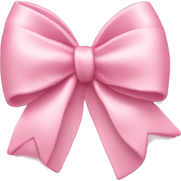 Light pink bow on light pink bow