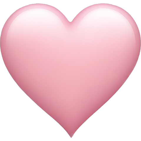 Light pink heart