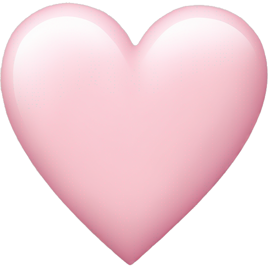 Light pink heart
