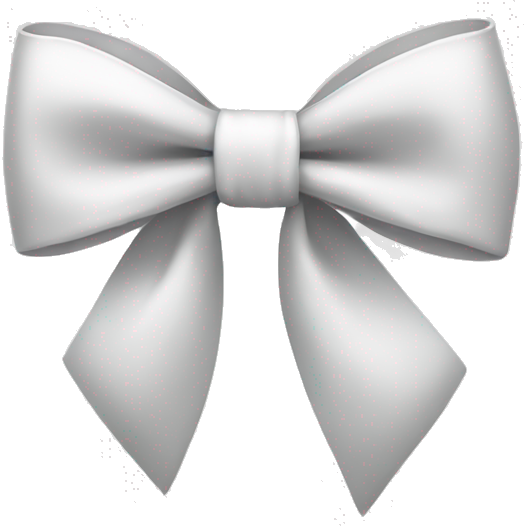 White bow