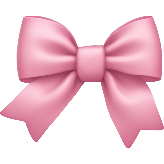 Light pink bow on light pink bow