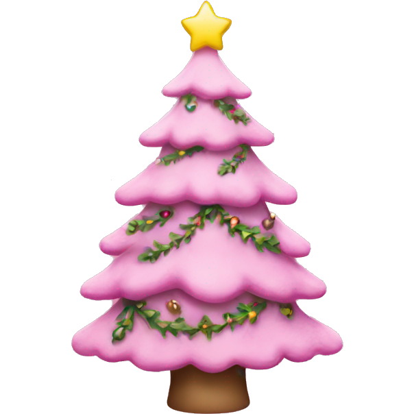 Pink Christmas tree