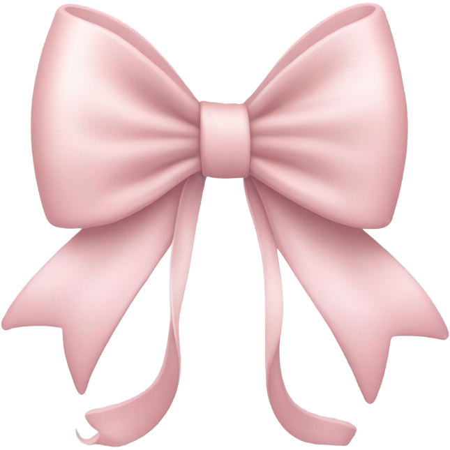 Pastel pink bow