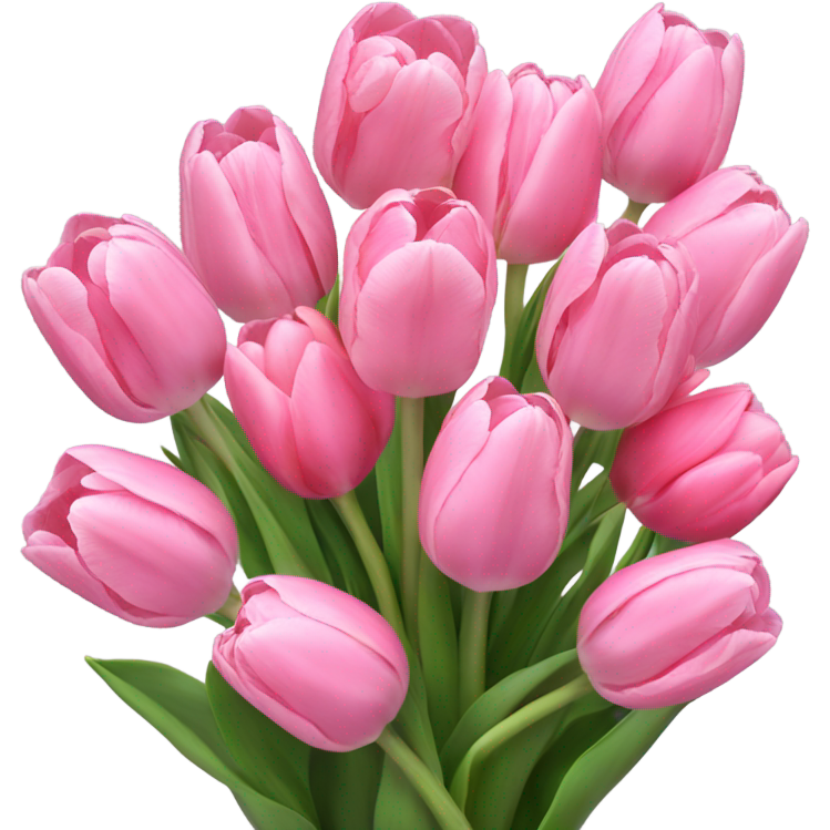 Tulip bouquet pink