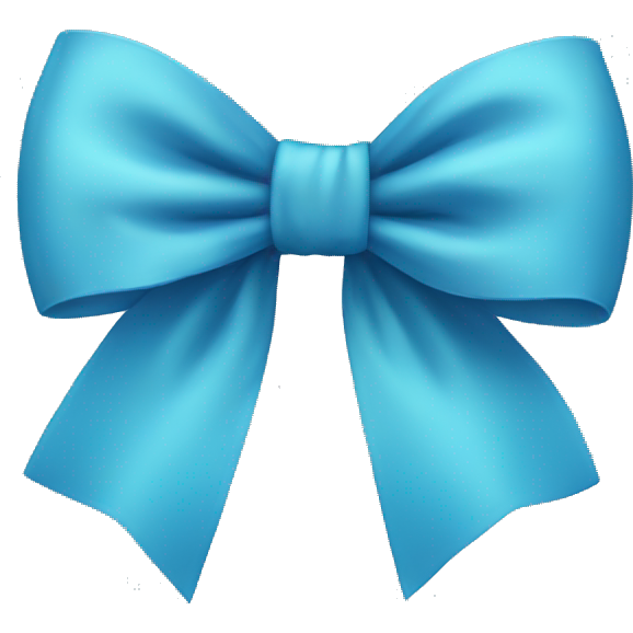 Blue bow